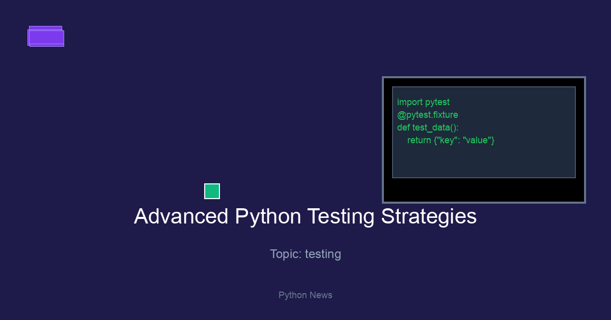 Advanced Python Testing Strategies