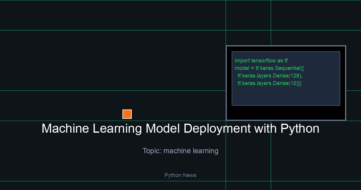 Machine Learning Model Deployment with Python
