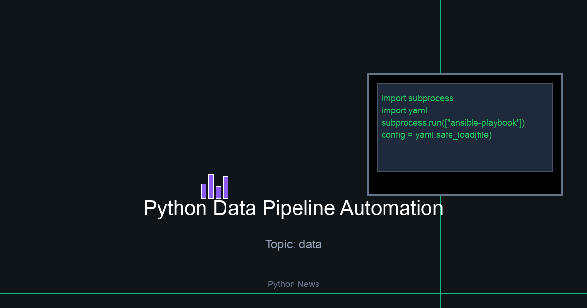Python Data Pipeline Automation