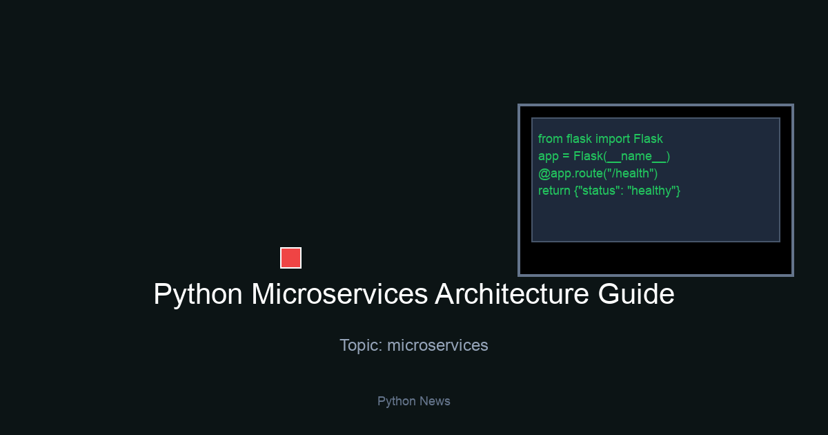 Python Microservices Architecture Guide