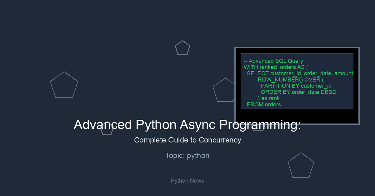 Advanced Python Async Programming: Complete Guide to Concurrency