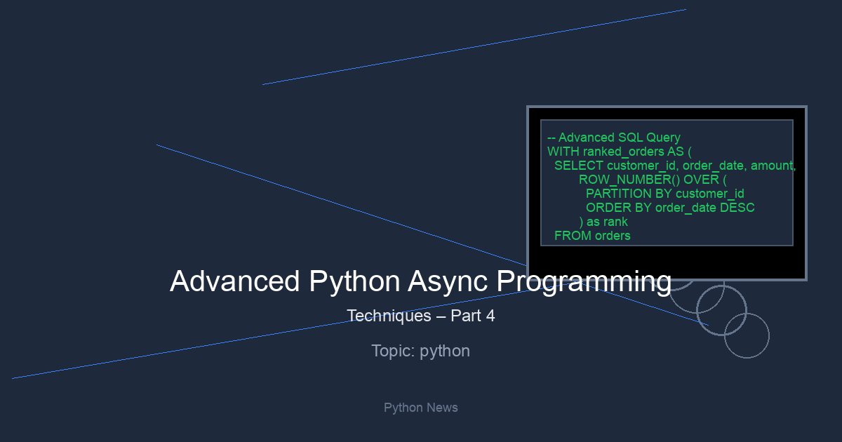 Advanced Python Async Programming Techniques – Part 4