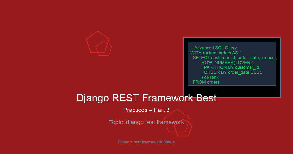 Django REST Framework Best Practices – Part 3
