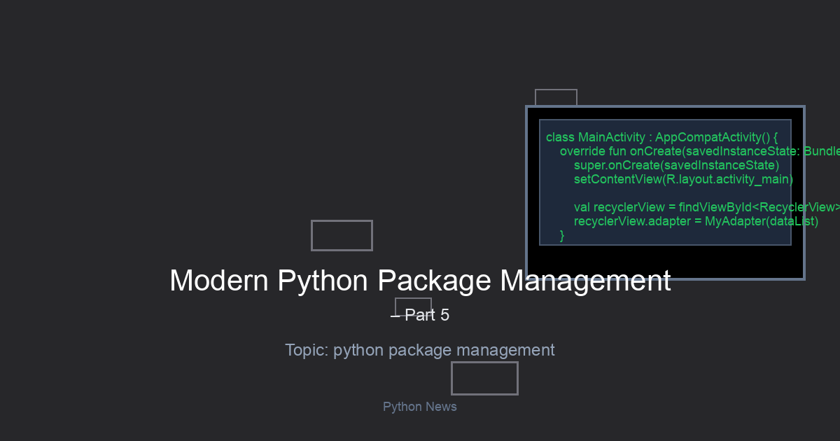 Modern Python Package Management – Part 5