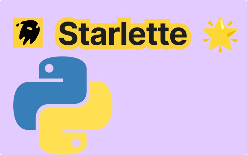 Python Starlette logo - FastAPI is Overkill: Starlette and Pydantic Are All You Really ...