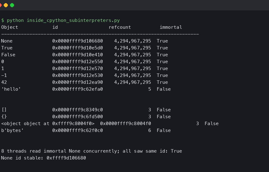 Inside CPython Sub-Interpreters: How Immortal Objects Share Memory Without the GIL