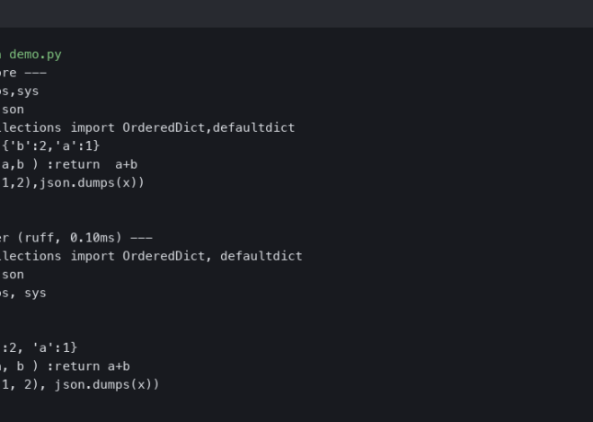 Ruff 0.6 Replaced Black and isort in Our Monorepo Last Week