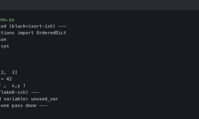 Ruff 0.8 Replaced Black, isort, and Flake8 in Our Monorepo