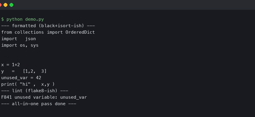 Ruff 0.8 Replaced Black, isort, and Flake8 in Our Monorepo