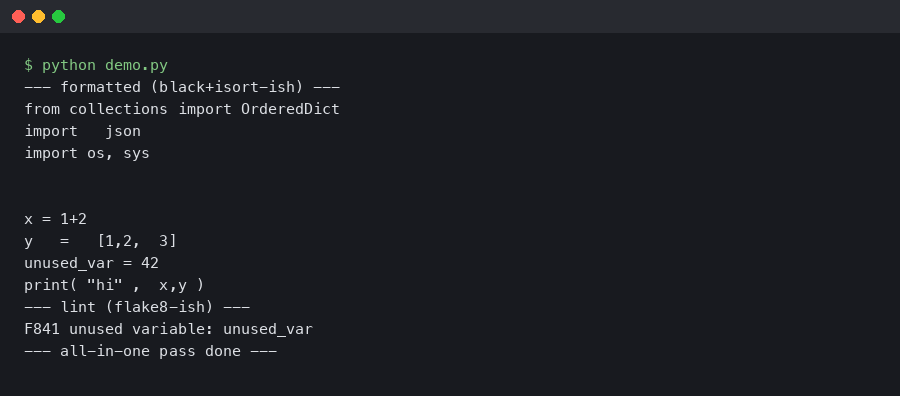 Ruff 0.8 Replaced Black, isort, and Flake8 in Our Monorepo