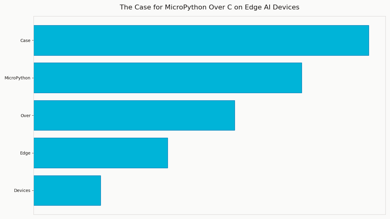 Topic overview for The Case for MicroPython Over C on Edge AI Devices